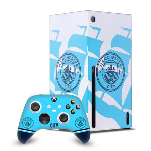 Skin Xbox Series X Manchester City autocollant console de jeu de salon et manettes FC