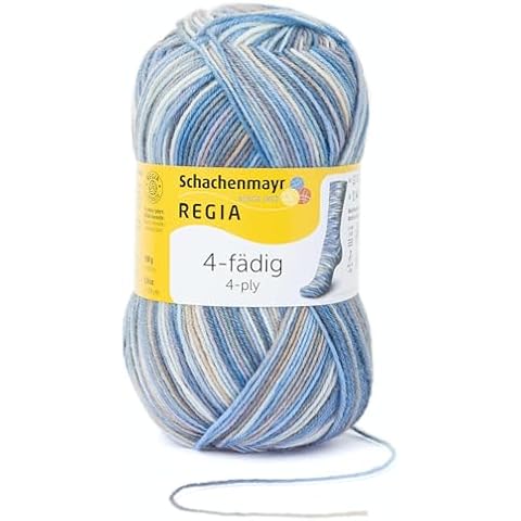 Regia 4-Fadig Color - 4 Ply Sock Coloured 100gm 05030 Sylt Color Cover