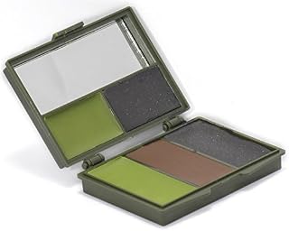 NITEHAWK 5 Colour Face Paint Set with Mirror Camo Camouflage Cream GI Army Military