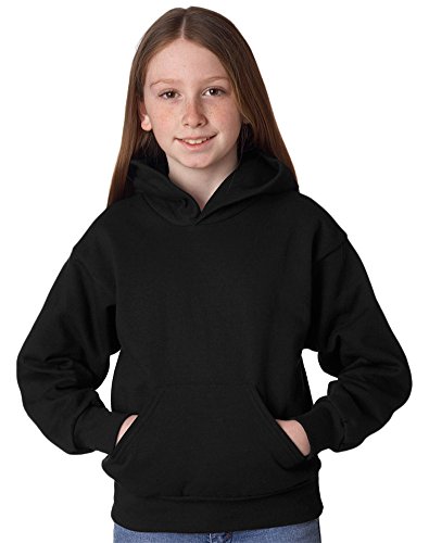 Hanes ComfortBlend EcoSmart Youth Pullover Hoodie Black
