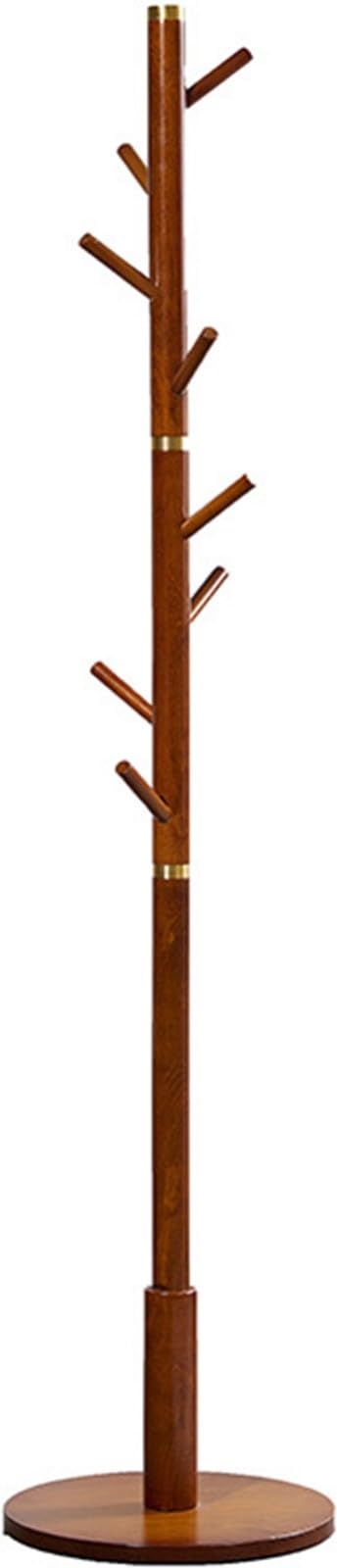 Portemanteau sur pied pour couloir et entrée design en noyer