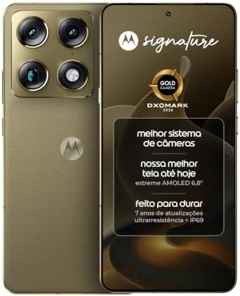 Smartphone Motorola Signature 5G - 512GB 24GB (12GB RAM + 12GB RA...