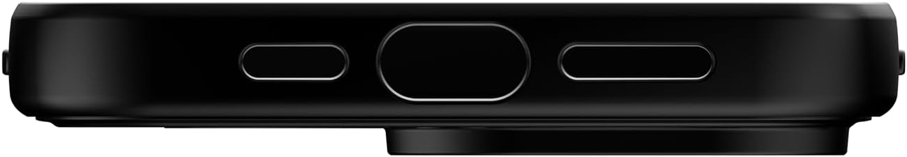 Carson & Quinn Wavy Black Glitter Professional Series Compatible with iPhone 16 Pro Max Magnetic Charging Drop Protection Anti-Scratch Fashion Design Premium Phone Case