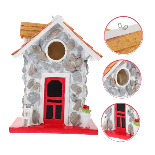 Nichoir pour petits oiseaux résistant pluie vent et froid - 4