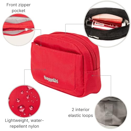Image of Baggallini Women's Pocket Cosmetic - Lightweight Bag - Travel Essentials Makeup Organizer Mini