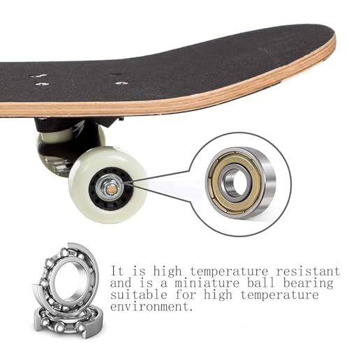 TA-VIGOR 4Pcs 6204-2RS Deep Groove Ball Bearings, Z1 20mm x 47mm x 14mm Double Sealed Industrial Bearings, Chrome Steel Skateboard Bearings for Motor Electrical Instrument Equipment - Image 4