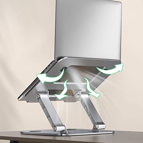 Soporte de metal vertical de alta resistencia con base suspendida color gris 4