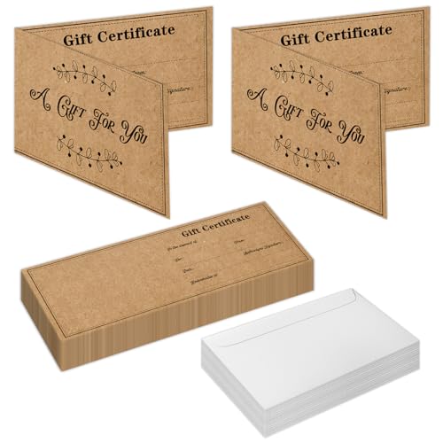 �r�W�l�X�p�M�t�g��50�Z�b�g�A�����t���u�����N�N���t�g�M�t�g�J�[�h�ؖ����A�T�������X�g�����p�M�t�g���A�X�p�A�����A�a�����A�N���C�A���g�o�E�`���[�A11.8 x 3.9�C���` - ���g��