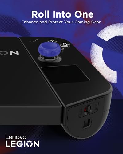 Image of Lenovo Legion Go Joystick Caps - Indigo Blue Replacement Thumb Grips for Enhanced Gaming Precision Compatible with Nintendo Switch, PS5, Xbox Controllers Enhanced Comfort & Grip