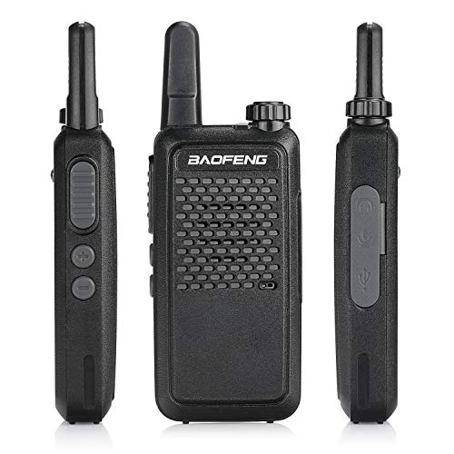 Baofeng Gt-22 Walkie Talkies For Adults Rechargeable, Long Range Two Way Radios With 1500Mah Battery, Portable Handheld Vox Handsfree With Earpieces, Holsters (2 Pack) #TOP7