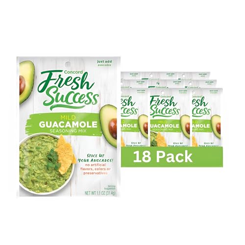 Concord Foods Classic Mild Guacamole Mix Authentic Flavor for Dips,