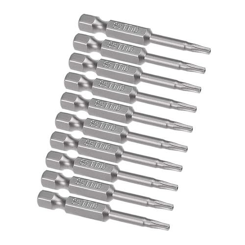 Puntas Torx T10 magnéticas de 50 mm con vástago hexagonal MACHSWON pack de 10 unidades 2