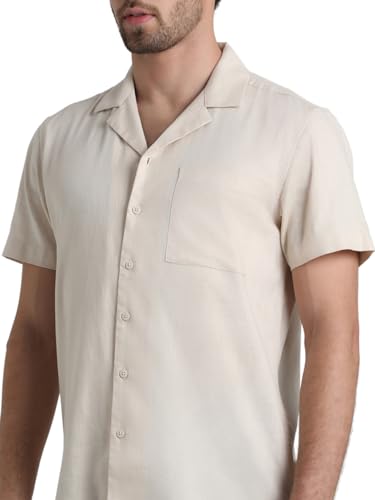 Image of Jack & Jones Men Pure Cotton Regular Opaque Casual Shirt