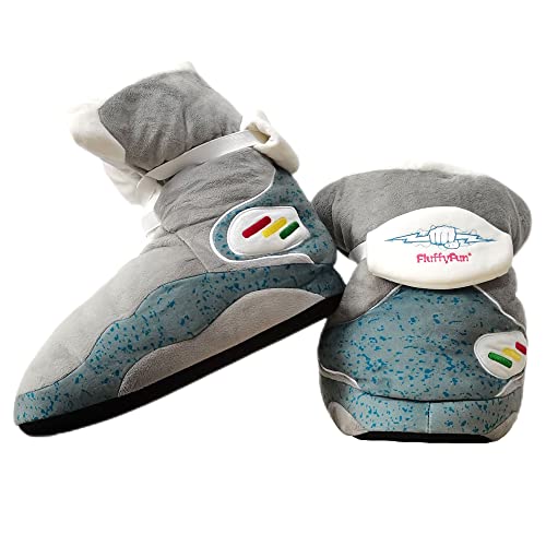 Fluffyfun Led Lit Plush Sneaker Slippers Unisex Men (9-12) #TOP2