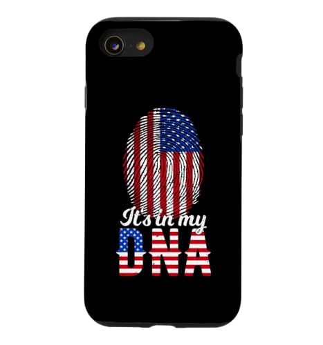 It's In My DNA American Citizen Fingerprint �A�����J�s���̎w�� �X�}�z�P�[�X iPhone SE (2020) / 7 / 8 �p