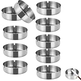 10 Stücke 8 Cm Sturmaschenbecher für Draußen, Aschenbecher Mit Deckel Für Draußen, Aschenbecher...