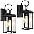 BesLowe 2-Pack Outdoor Wall Light Fixtures, Exterior Lighting Fixtures Wall Mount, Waterproof Porch Lights Outdoor Wall Sconces Lanterns, Modern Outside Lights for House Front Door Garage, Black