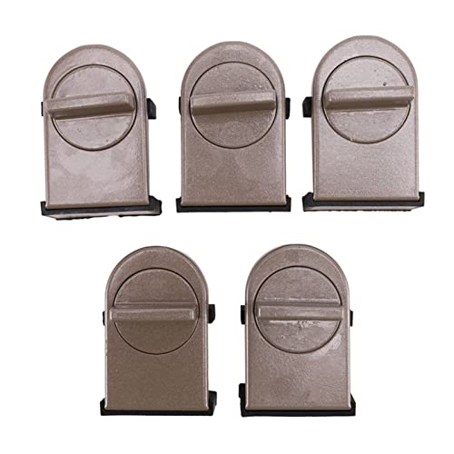 YANGPING HONGHUAER 5pcs/Set Schiebetür Anti-Diebstahl Schalter Schalten Schieber Schiebeblockerblocker Fenster Kindersicherheitstüren sperren (Color : Auburn) Cover