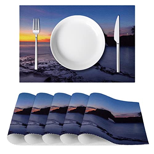 Sets de table 30x45 cm Island Bay antidérapants et résistants à la chaleur - 3