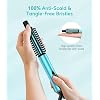 Farery Mini Thermal Brush, Curling Iron 3/4 Inch, Heated Round Brush for Volumizing and Small Curls, Travel Size Hot Brush for Short & Thin Hair, Dual Voltage, One Heat 392F, Touch-ups, Blue
