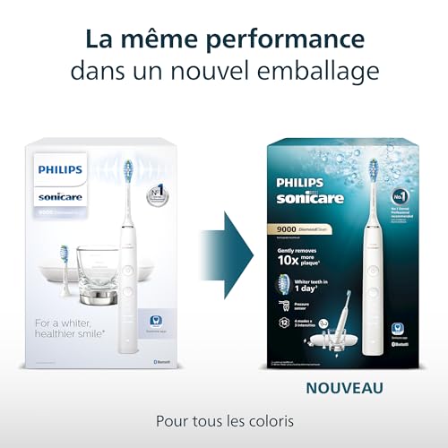 Brosse à dents électrique Philips Sonicare DiamondClean 9000 capteur pression 4 modes - 6
