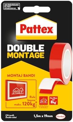 Pattex Double Montaj Bandı, 120kg - Görsel 1