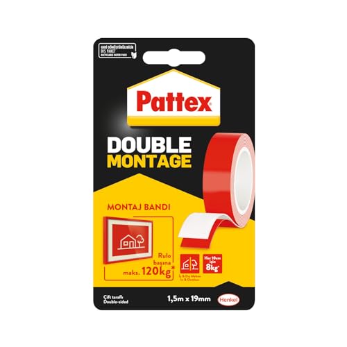 Pattex Double Montaj Bandı, 120kg