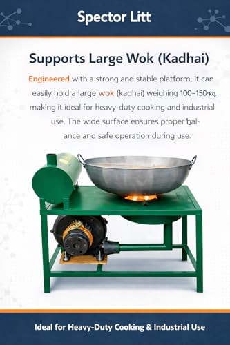 Comercial Diesel Bhatti For Cooking |Single Burner Diesel Bhatti with Platform for Hotel, Catering & Outdoor Use | - Image 6