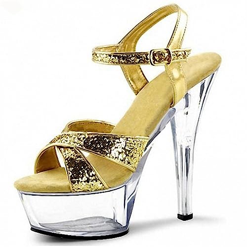 Talons hauts 15cm été YXWYXWA au design bout rond prestigieux