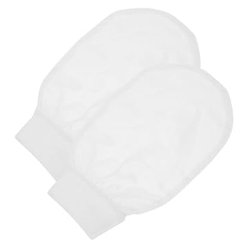 GALPADA 2Pcs Exfoliating Shower Gloves Soft Silk Bath Mittens for Skin Scrubbing and Deep Cleansing Suitable for Skin Types for Bathing and Spa Use