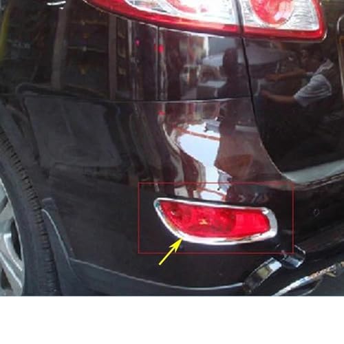 Logement feu arrière chromé pour Hyundai Santa Fe 2010-2012 - 2