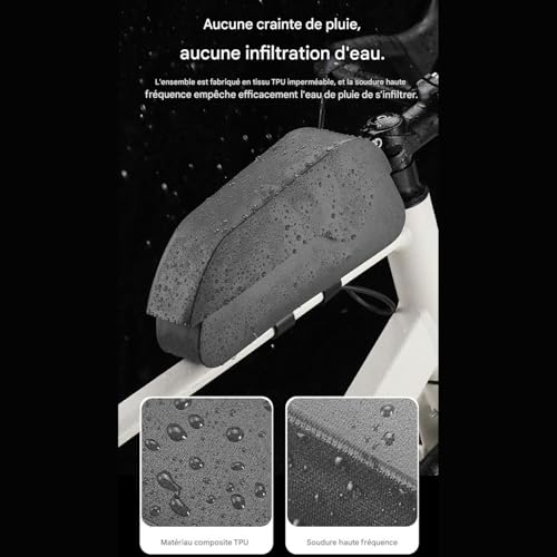 Pochette organisatrice imperméable de vélo pour clés et outils - 5
