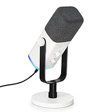 [Various Device Compatibility] Plug and play to your PS4/PS5 and computer with the flexible USB connection on the PC gaming microphone. Enjoy smooth compatibility across mixer and audio interface via the XLR mic for streaming, including popular gamin...