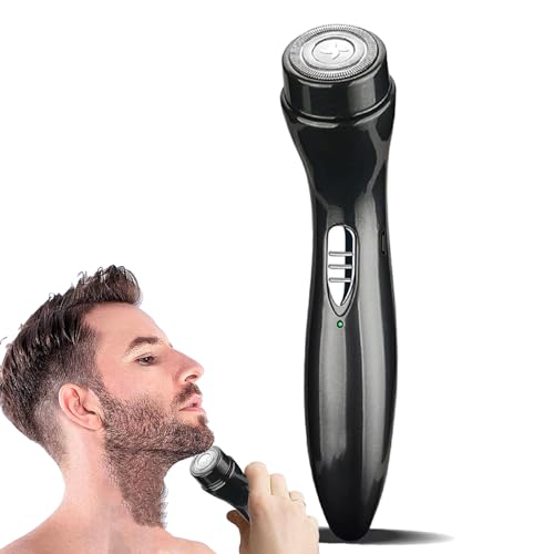 Electric Mini Razor for Men, Pocket Size Portable Shaver, Portable Wet and Dry Men Razor, USB Rechargeable Mini-Shave Portable Electric Shaver for Face