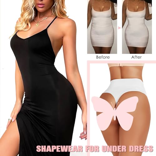 Image of Seamless Thong Shapewear for Women Tummy Control Body Shaper Panties Girdle High Waist Shaping Underwear