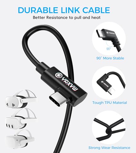 Câble de liaison pour Oculus Quest 2 USB C 3.0 transfert haut débit