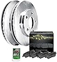 Hart Brakes Rear Brakes and Rotors Kit |Rear Brake Pads| Brake Rotors and Pads| Ceramic Brake Pads and Rotors - RBB1.67048.02