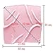 Lastclream Chiffon Square Neck Scarves for Women Handkerchief Retro Satin Ribbon Scarf for Hair Wrapping at Night 23.6