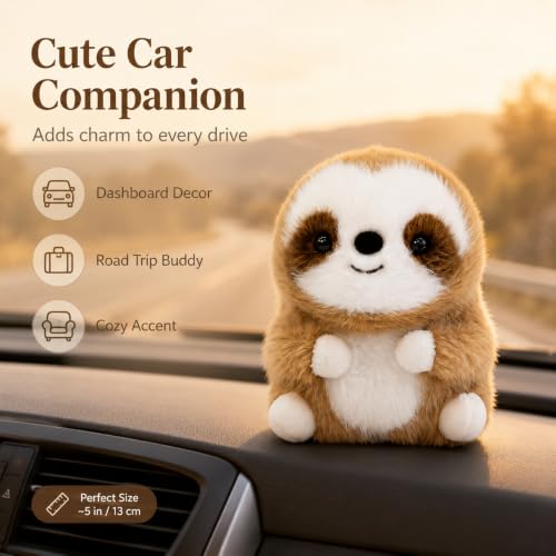 TIANCHANGZC Small Sloth Stuffed Animal, 5-Inch Soft Plush Toy Gift for Kids by TIANCHANGZC - Used condition - Image 5