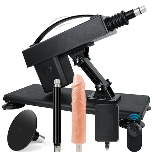 Sex Machine for Women and Men Automatic Thrusting Machine Sex with 3XLR Attachments Dildo Machine Control Sex Toy Machine Device Pumping Thrust Masturbation Machine Male and Female Love Sex