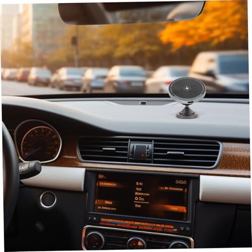 Cargador inalámbrico magnético para consola central y soporte de coche 5