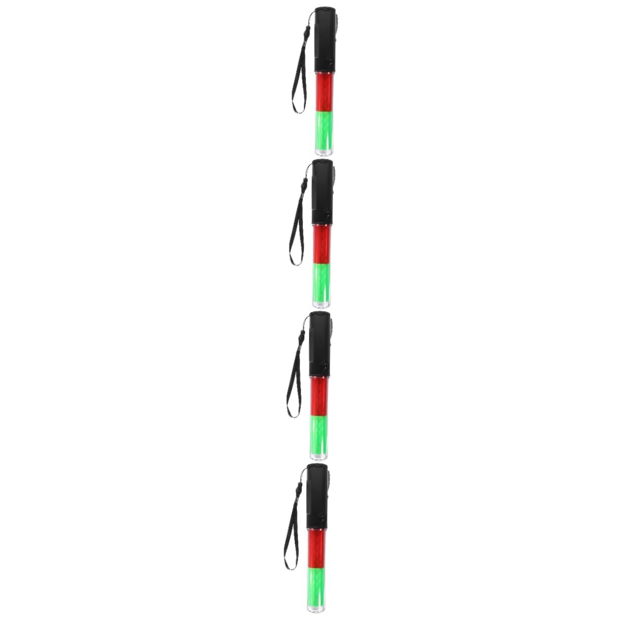 PRETYZOOM 4 Stück Wiederverwendbare Led Leuchtstäbe Mit Haken Heller Konzert-Jubelstab Für Fans Party Lichtstab Signalstab Für Outdoor Camping Veranstaltungen