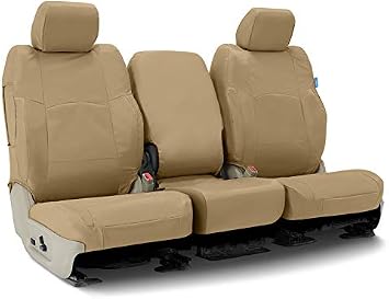 Coverking CSC1E5FD10015 Custom Seat Cover 1 Row Cordura/Ballistic Cashmere for Select 2017 to 2018 Ford Truck F-250, 350 Super Duty Models