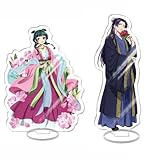JCvCX 2Pcs Maomao Acrylic Figures Standee Standing Figure Creative Gift Toy Figurine Peripheral Ornaments Collections for Fans