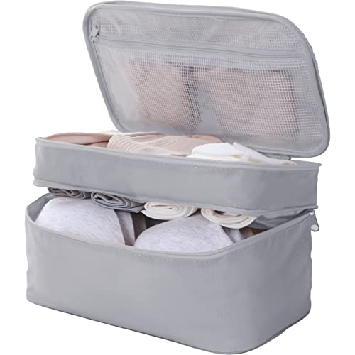 TIANZONG Compression Packing Cubes for Suitcases, Luggage Organizer Bags Set for Travel (Beige, 3 Piece Set) 3 Piece (S+M+L) 3 Beige