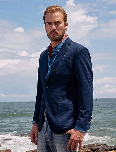 Image of PJ PAUL JONES Mens Casual Sport Coat Blazer Two Buttons Lightweight Business Jackets