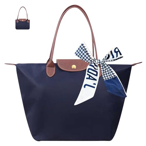 HTTDSLF Sac à Main Cabas Femme, Sacs Bandoulière Grande Capacité, Pliable Sac Cabas Femmes Sacs de Cours Lycée Fille, pour le Travail, les Voyages et...