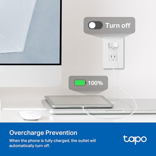 TP-Link Tapo Smart Plug Mini, Matter Compatible, Compatible with Alexa, Google Home & Samsung SmartThings, Energy Monitoring, 15A, UL Certified, 2.4G Wi-Fi Only, Tapo P110M(2-Pack) by Tapo - Image 6