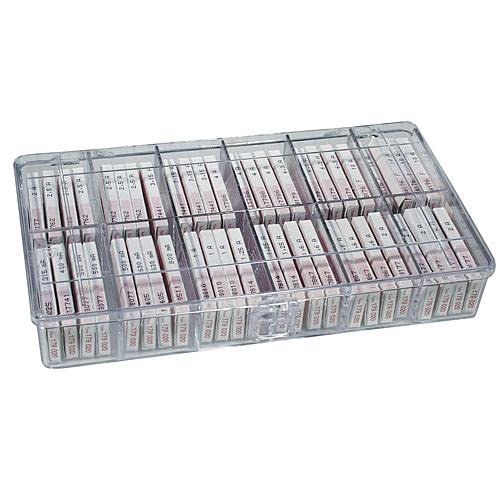 Feinsicherungs-Sortiment 6,3x32mm 360 Sicherungen 0,5-20A träge