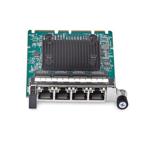 StarTech 4-Port RJ45 Gigabit 3.0 Server Network Card con Intel I350, SFF 4C+/PCIe 3.0/PXE/VLAN, 3-Speed Ethernet NIC, OCP 3.0 miniatura 3